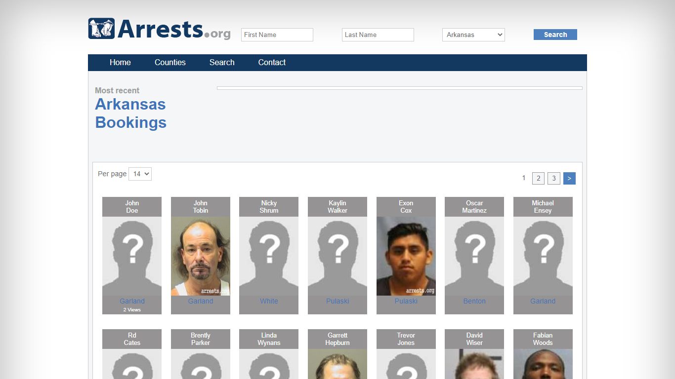 Arkansas Arrests and Inmate Search