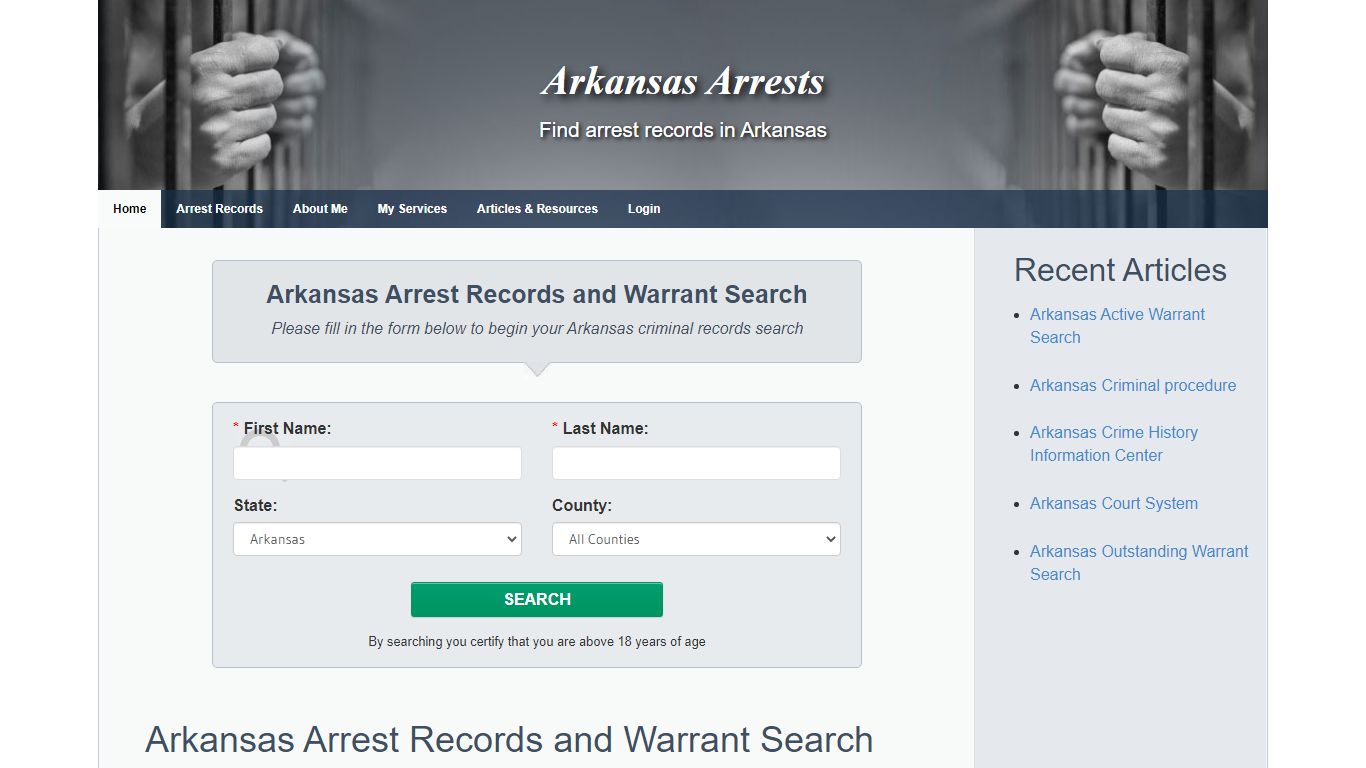 Arkansas Arrests